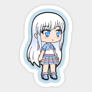 Gacha Sunday Dress Sticker